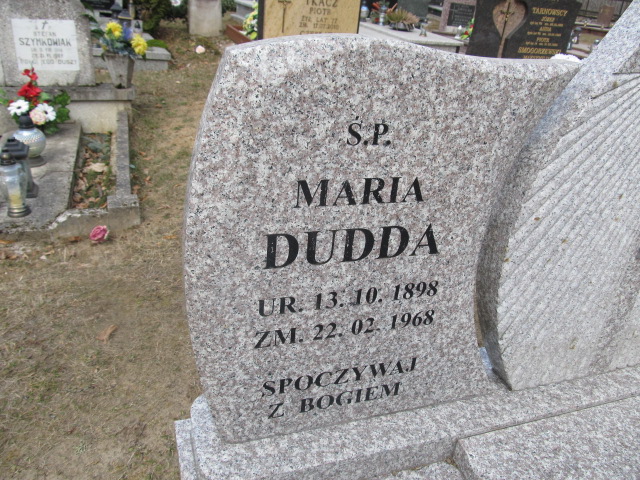 Maria Dudda 1898 Świętajno - Grobonet - Wyszukiwarka osób pochowanych